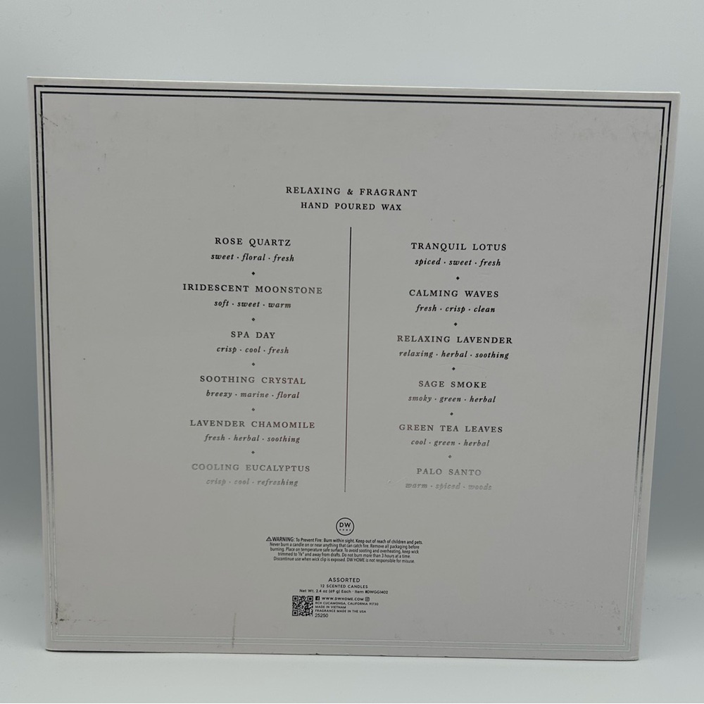 *New* DW Home Spa Day 12 Relaxing & Fragrant Scented Candles (Hand Poured Wax) - Picture 10 of 16